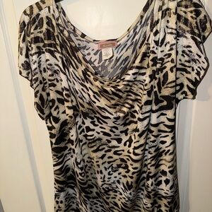 Animal Print Women's Top